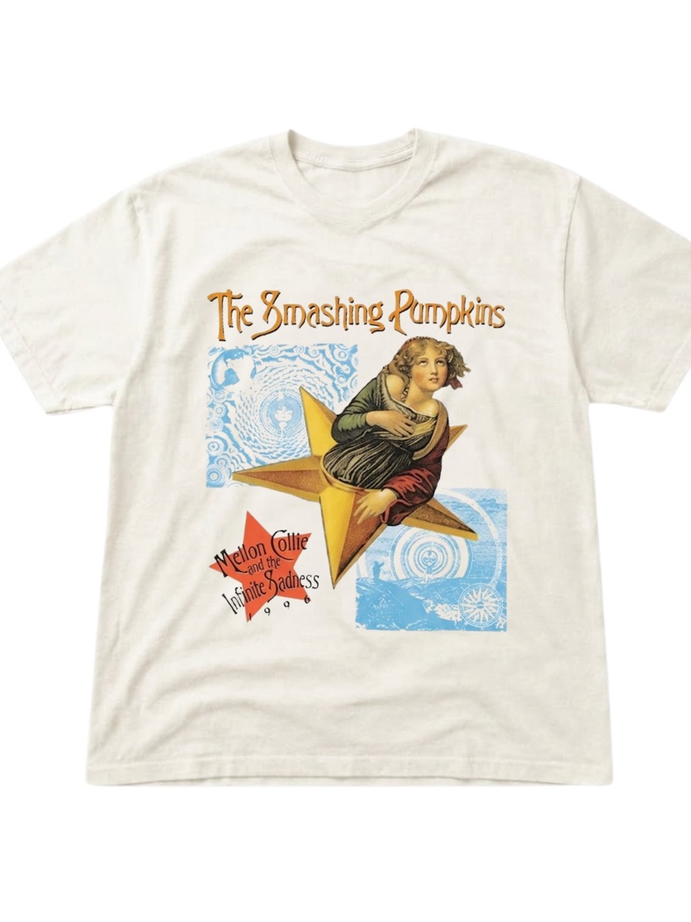 Gildan "Mellon Collie" Graphic Tee - Cream